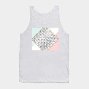 Mint and blush ethereal geometry Tank Top